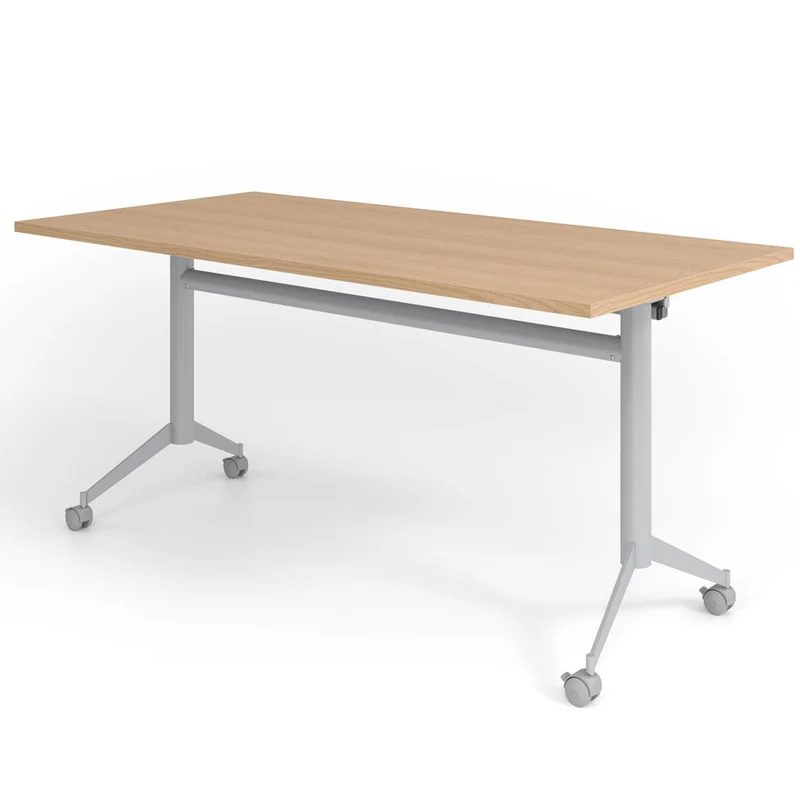 YOS Schreibtisch Pure klappbar - Klapptisch auf Rollen - 180 x 80 cm