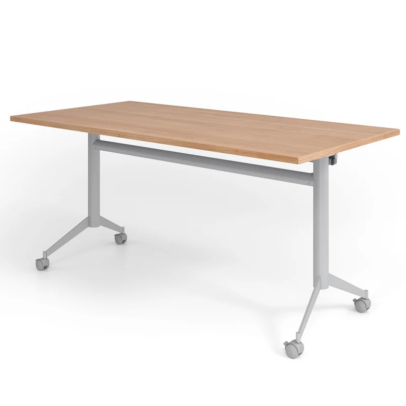 YOS Schreibtisch Pure klappbar - Klapptisch auf Rollen - 180 x 80 cm
