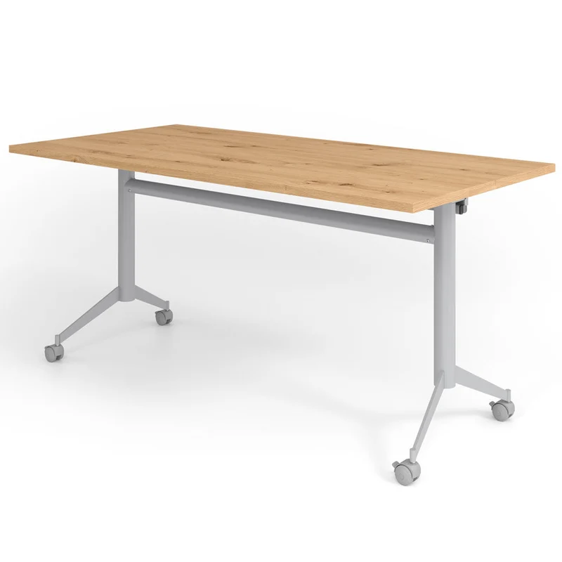 YOS Schreibtisch Pure klappbar - Klapptisch auf Rollen - 180 x 80 cm