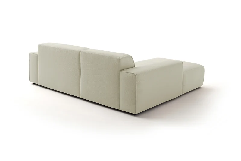 KAWOLA Sofa RANI Ecksofa Feincord beige