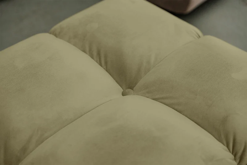 KAWOLA Sofa VIVIEN Ecksofa Velvet oliv