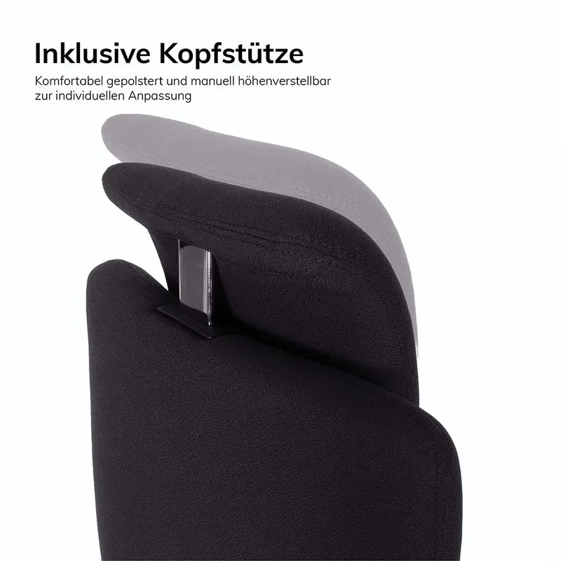 lento Ergonomischer Bürostuhl XL Agilis AG12 - Schwerlaststuhl bis 200 KG