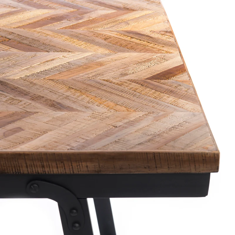 THE HERRINGBONE Stehtisch - Natur - 140 cm