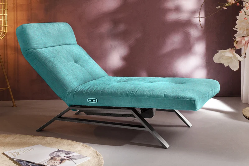 KAWOLA Liege AMERIVA Relaxliege Velvet smaragd