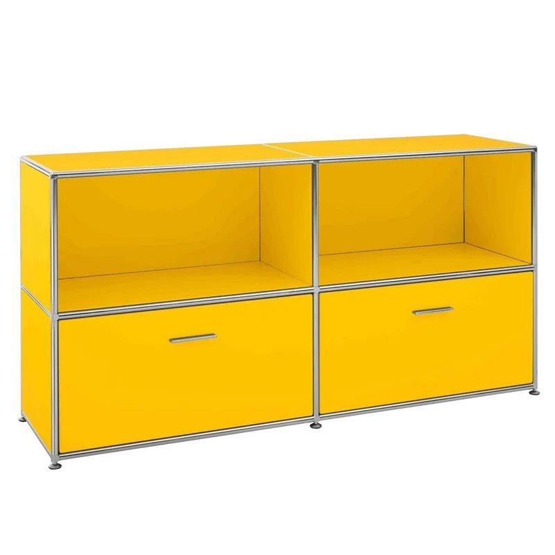 BOSSE SOLUTIONS Sideboard | Le Corbusier Lack seidenmatt | 2 Auszüge