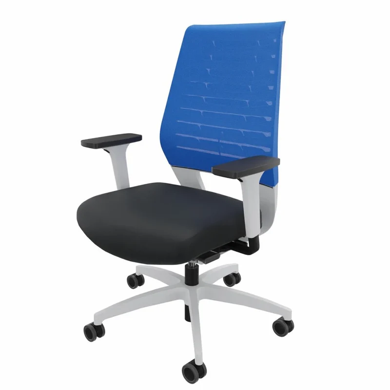 Ergonomischer Bürostuhl Dauphin X-CODE XC 5380 - WEIß - farbige Rücken