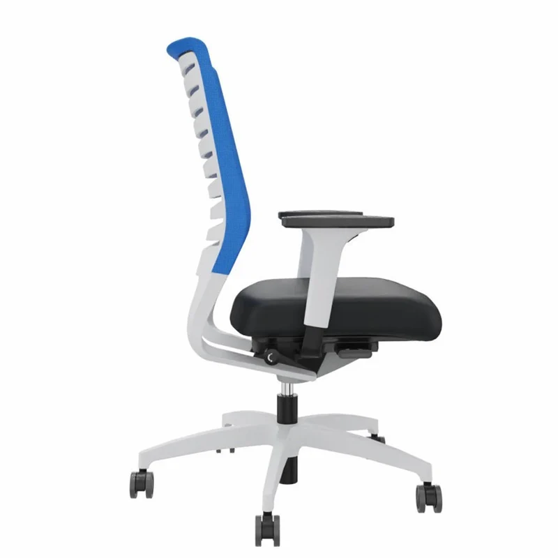 Ergonomischer Bürostuhl Dauphin X-CODE XC 5380 - WEIß - farbige Rücken