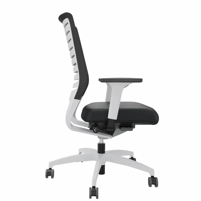 Ergonomischer Bürostuhl Dauphin X-CODE XC 5380 - WEIß - farbige Rücken