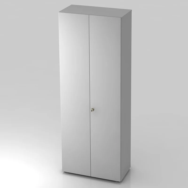 Garderobenschrank Pure mit Regalböden - 6 Ordnerhöhen 80cm breit abschließbar