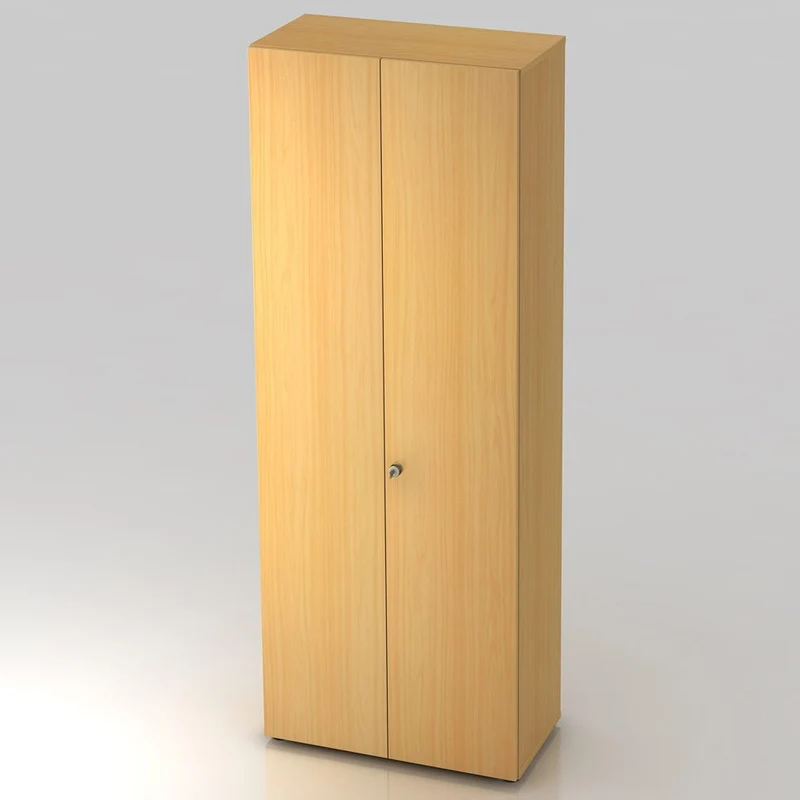 Garderobenschrank Pure mit Regalböden - 6 Ordnerhöhen 80cm breit abschließbar