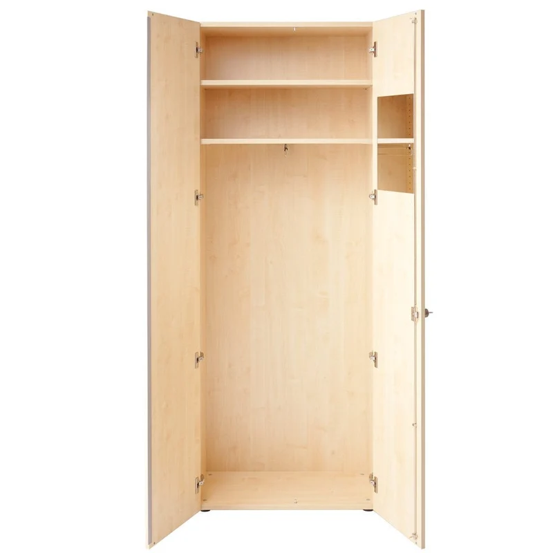 Garderobenschrank Pure - 6 Ordnerhöhen 80cm breit abschließbar