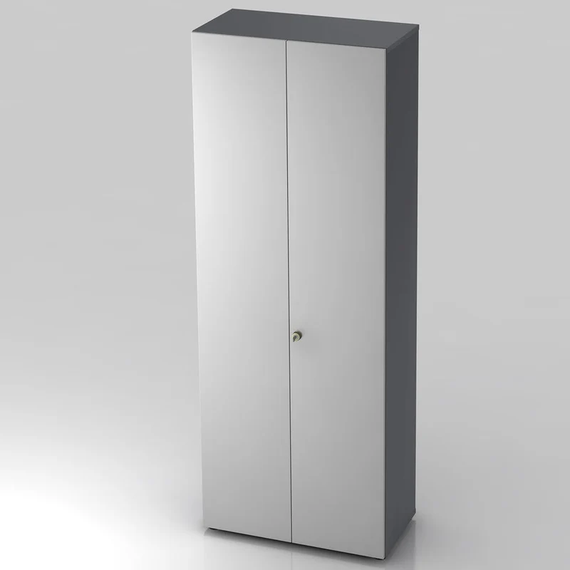 Garderobenschrank Pure - 6 Ordnerhöhen 80cm breit abschließbar