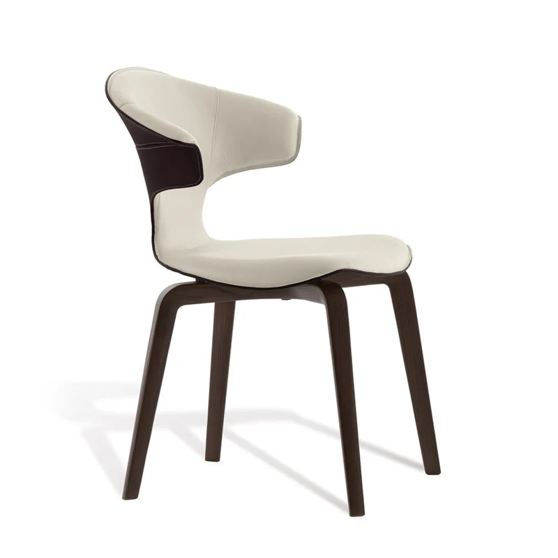 Leather Chair MONTERA by Roberto Lazzeroni for Poltrona Frau