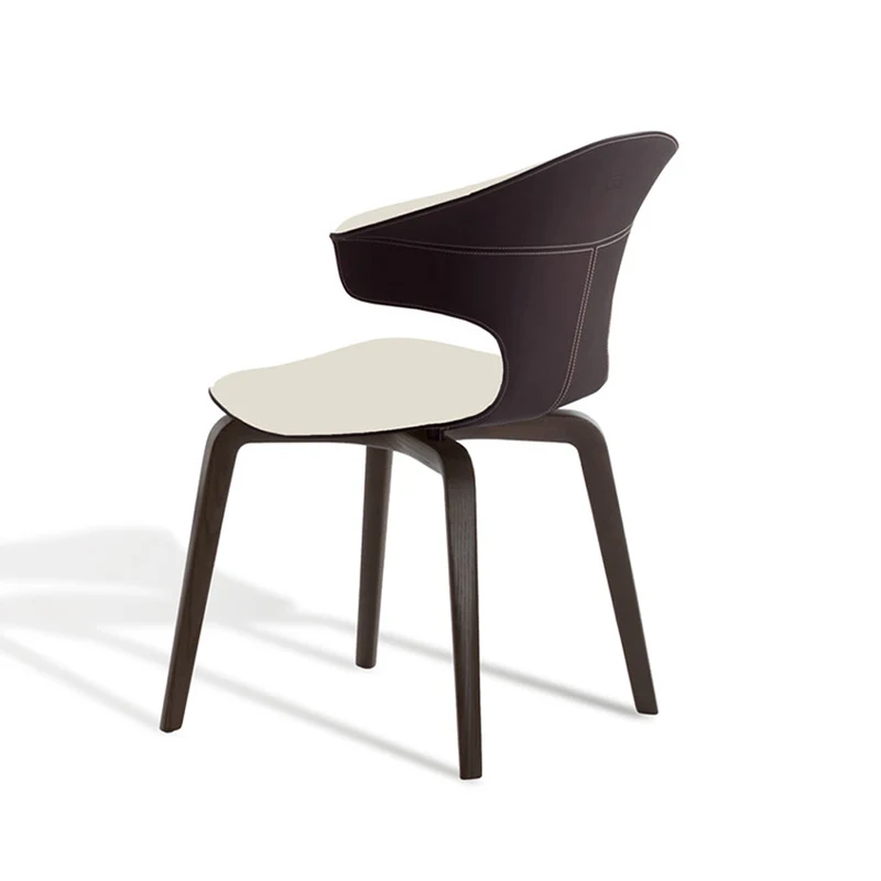 Leather Chair MONTERA by Roberto Lazzeroni for Poltrona Frau
