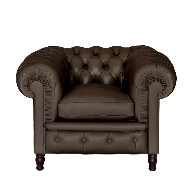 Leather Armchair CHESTER by Renzo Frau for Poltrona Frau