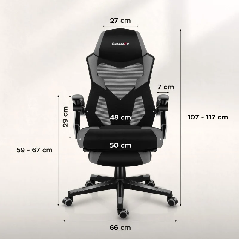 Gaming-Sessel Huzaro Combat 3.1 Grey