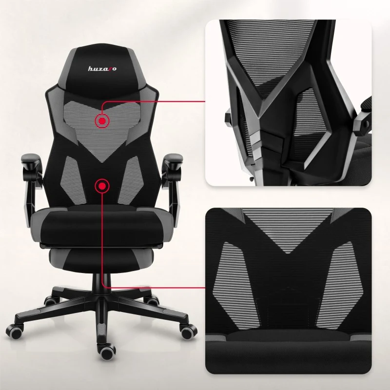 Gaming-Sessel Huzaro Combat 3.1 Grey