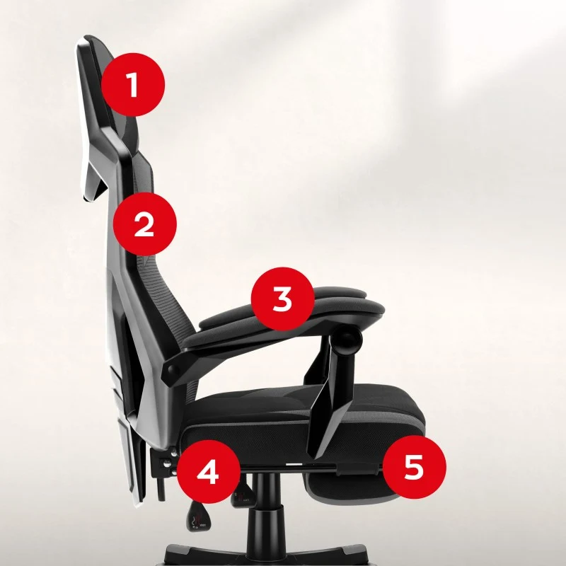 Gaming-Sessel Huzaro Combat 3.1 Grey