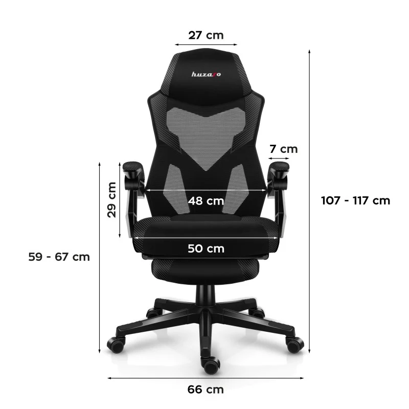 Gaming-Sessel Huzaro Combat 3.1 Carbon