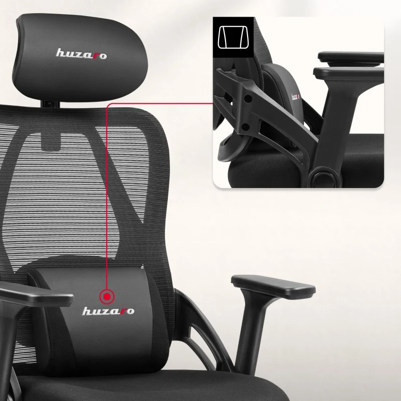 Huzaro Combat 2.7 Black Gaming-Sessel