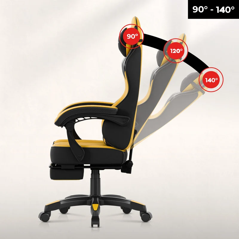 Huzaro Force 3.7 Yellow Gaming-Stuhl