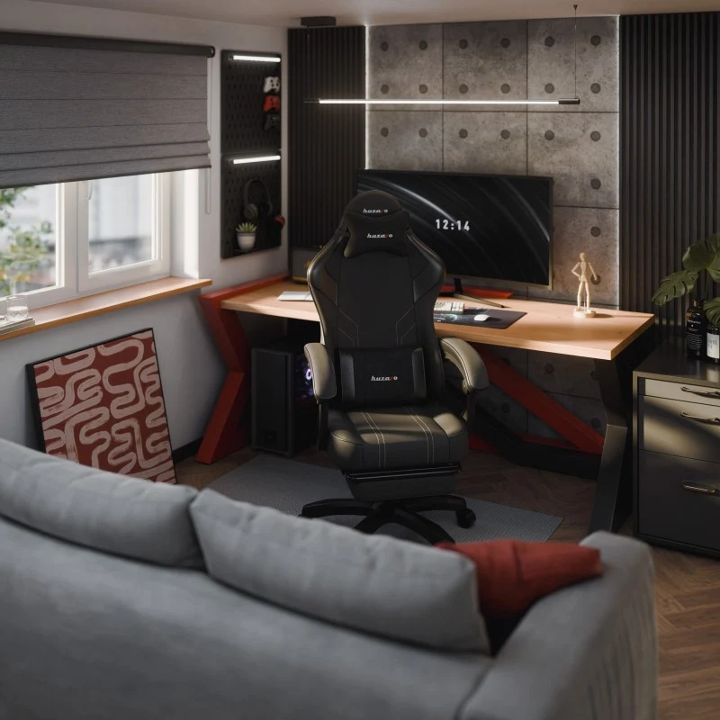 Huzaro Force 3.7 Carbon Black Gaming-Stuhl