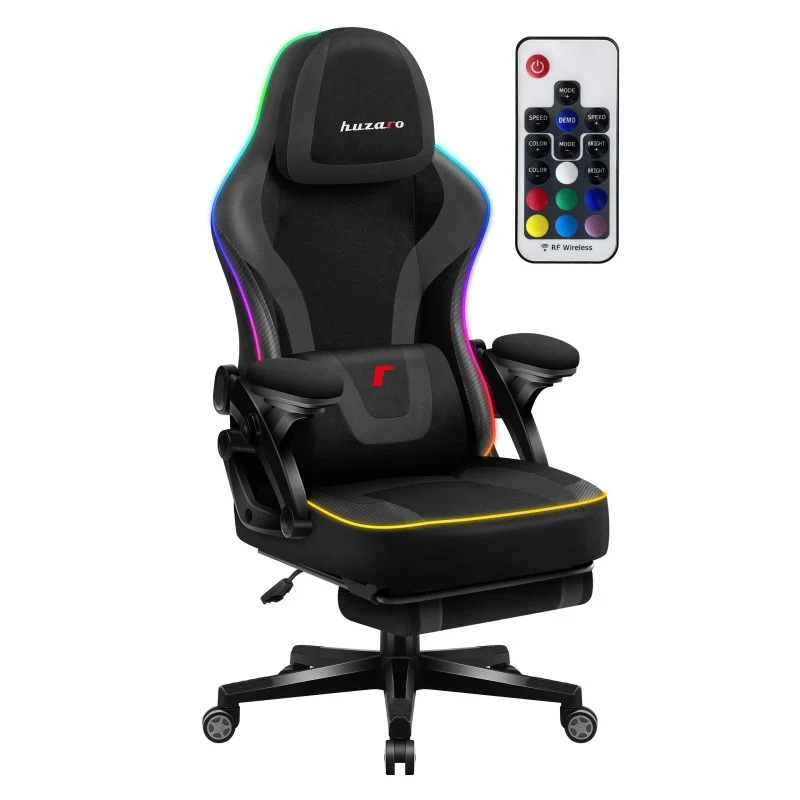 Gaming-Stuhl Huzaro Force 4.6 RGB Smart Black Mesh