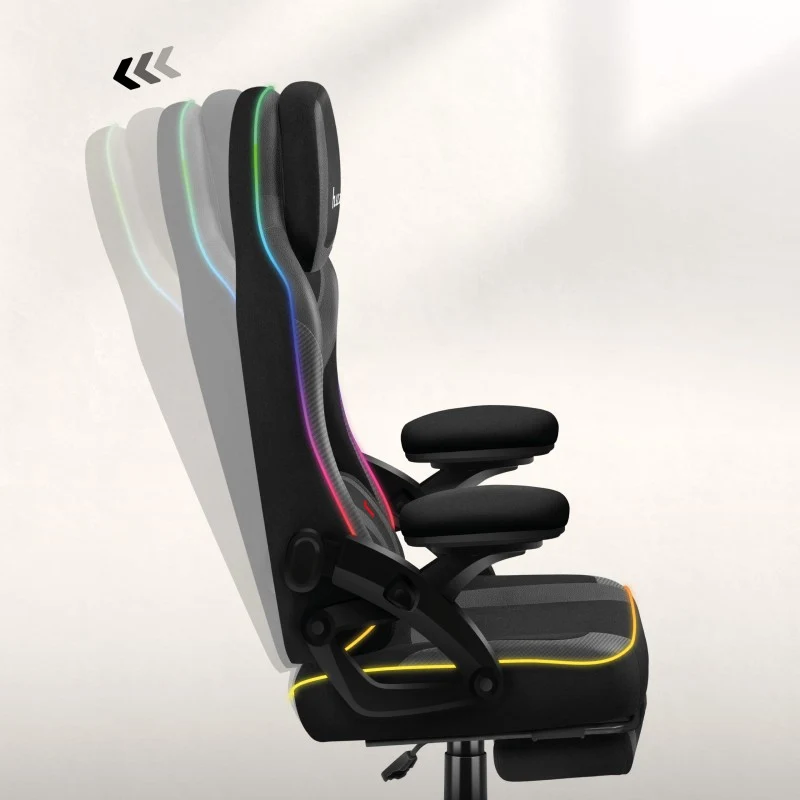 Gaming-Stuhl Huzaro Force 4.6 RGB Smart Black Mesh