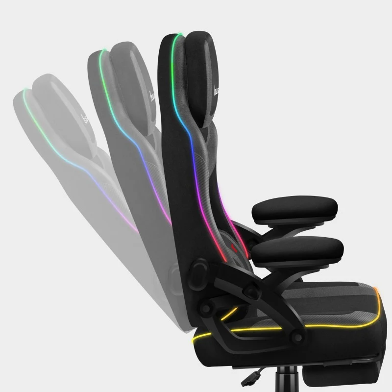 Gaming-Stuhl Huzaro Force 4.6 RGB Smart Black Mesh