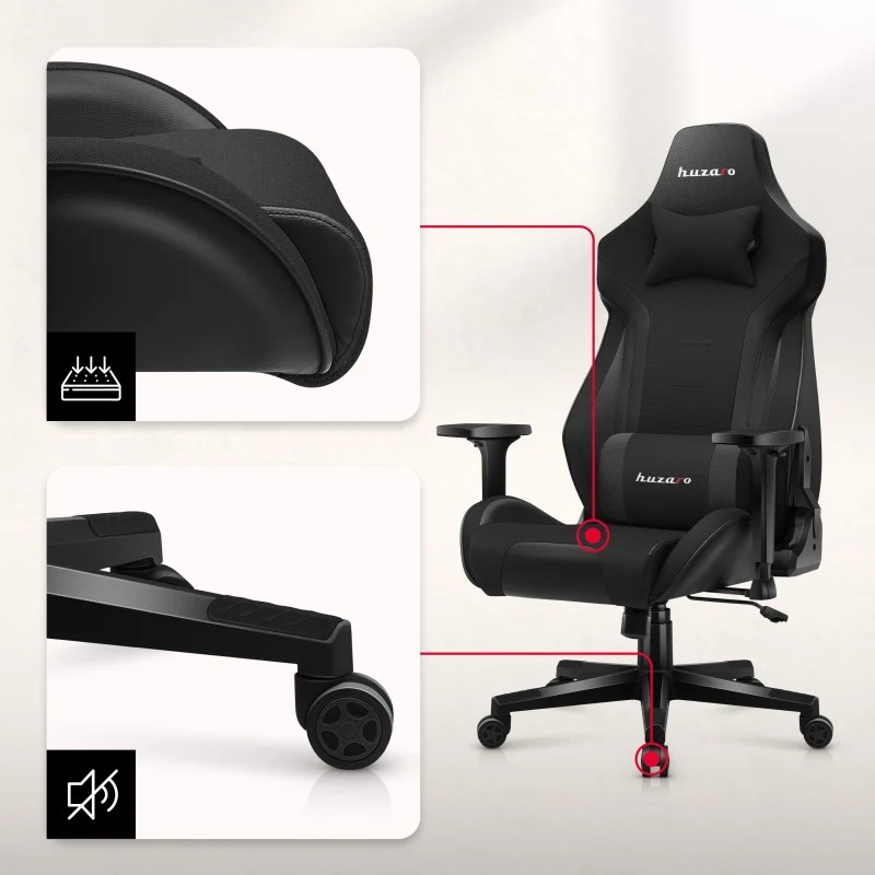 Gaming-Stuhl HUZARO FORCE 7.6 Black