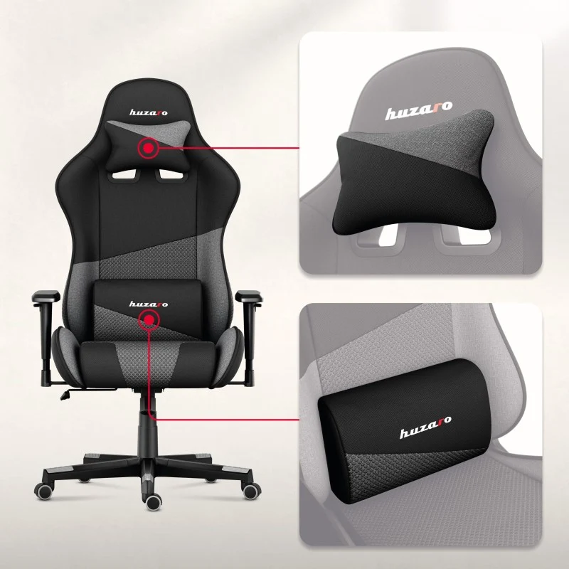Gaming-Stuhl HUZARO FORCE 6.2 Grey Mesh