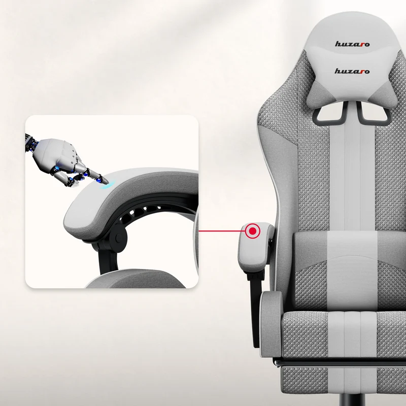 Gaming-Stuhl HUZARO Force 4.7 White Mesh
