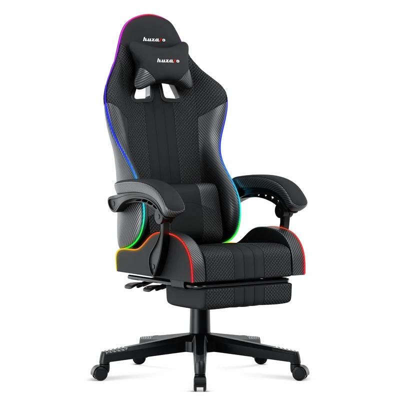 Gaming-Sessel HUZARO Force 4.7 RGB Black Mesh