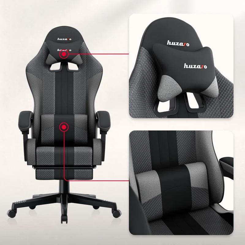 Gaming-Sessel Huzaro Force 4.7 Grey Mesh