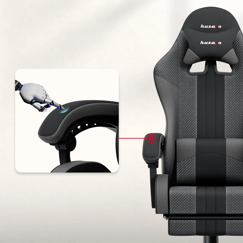 Gaming-Sessel Huzaro Force 4.7 Grey Mesh
