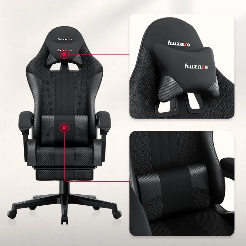 Gaming-Sessel HUZARO Force 4.7 Carbon Mesh