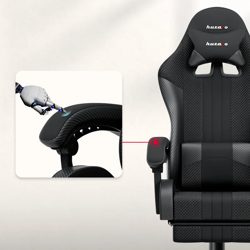 Gaming-Sessel HUZARO Force 4.7 Carbon Mesh