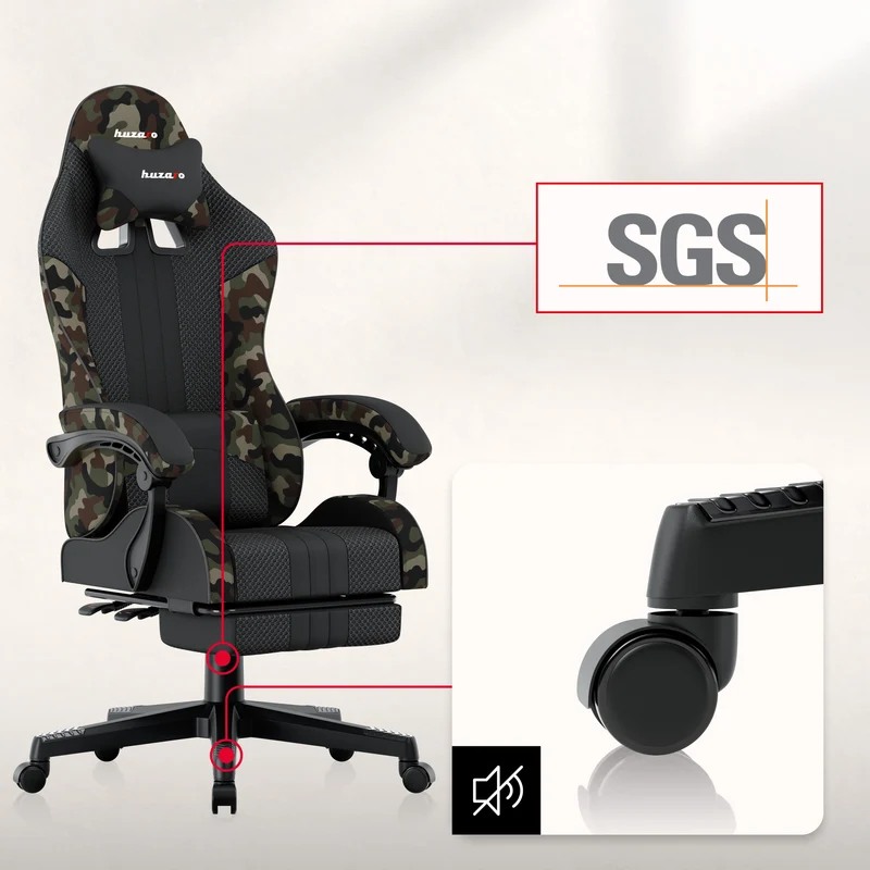 Huzaro Force 4.7 Camo Mesh Gaming-Stuhl
