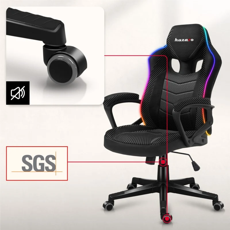 Gaming-Sessel Huzaro Force 2.5 RGB Carbon Mesh