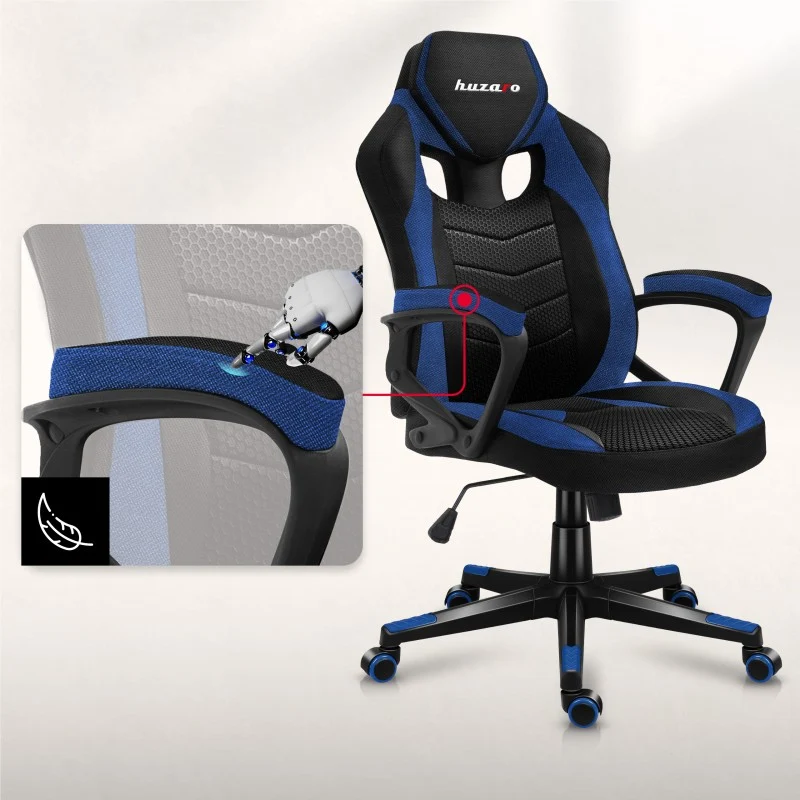 Gaming-Stuhl HUZARO FORCE 2.5 Blue Mesh