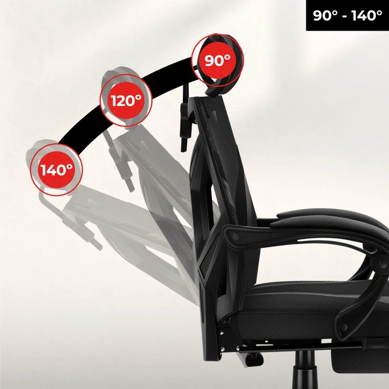 Gaming-Stuhl HUZARO COMBAT 5.0 Black