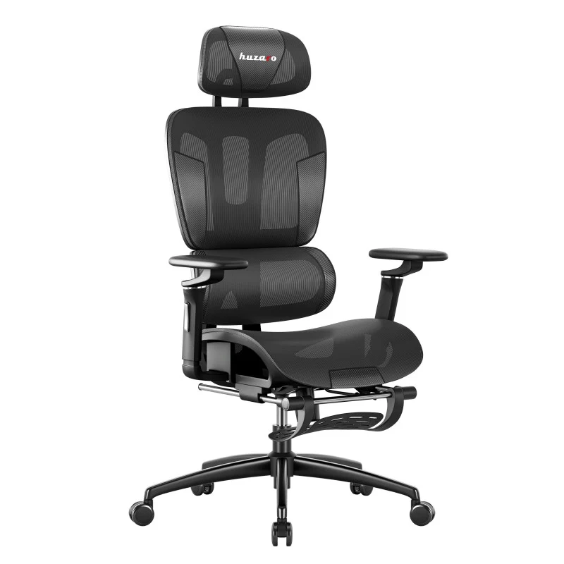 Gaming-Sessel mit Fußstütze HUZARO COMBAT 7.9 Black