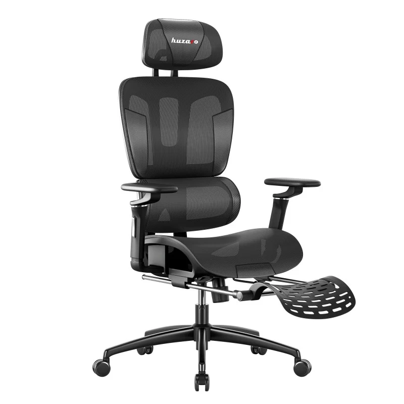 Gaming-Sessel mit Fußstütze HUZARO COMBAT 7.9 Black