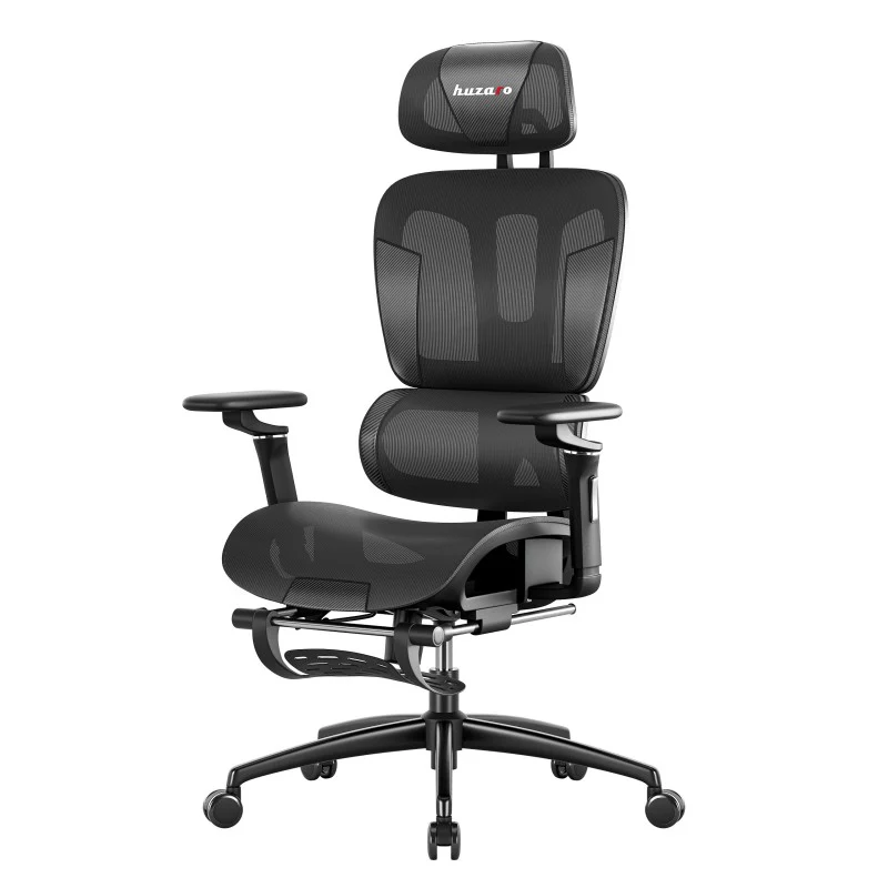 Gaming-Sessel mit Fußstütze HUZARO COMBAT 7.9 Black