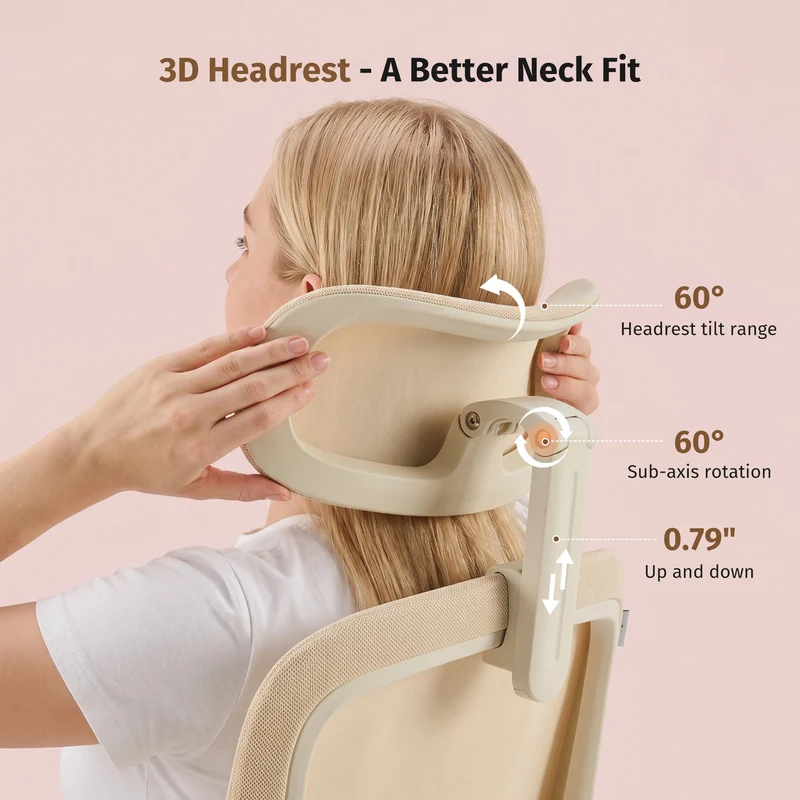 Welax S4 Pro – Ergonomic Office Chair with Foldable Backrest