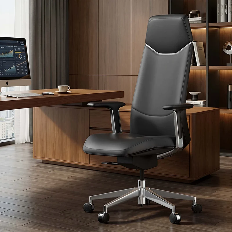 Omidi-Neris Leather Office Chair with Best Value