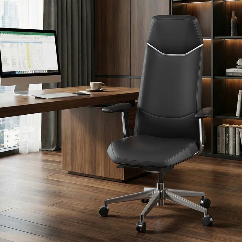 Omidi-Neris Leather Office Chair with Best Value
