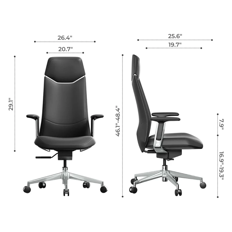 Omidi-Neris Leather Office Chair with Best Value