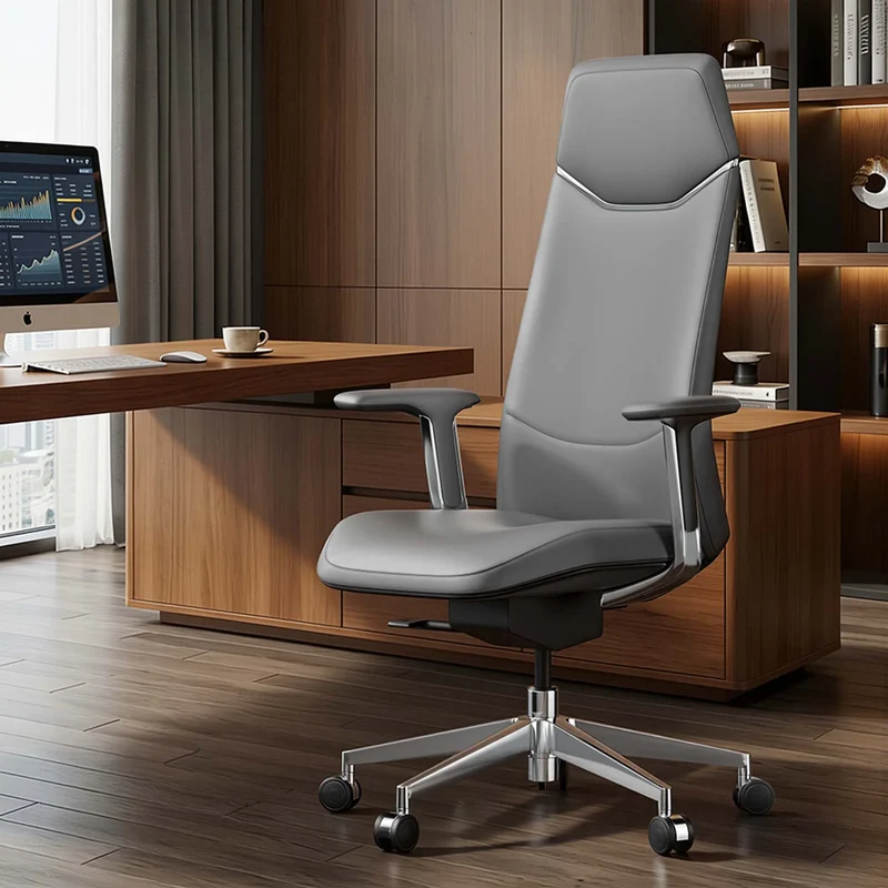 Omidi-Neris Leather Office Chair with Best Value