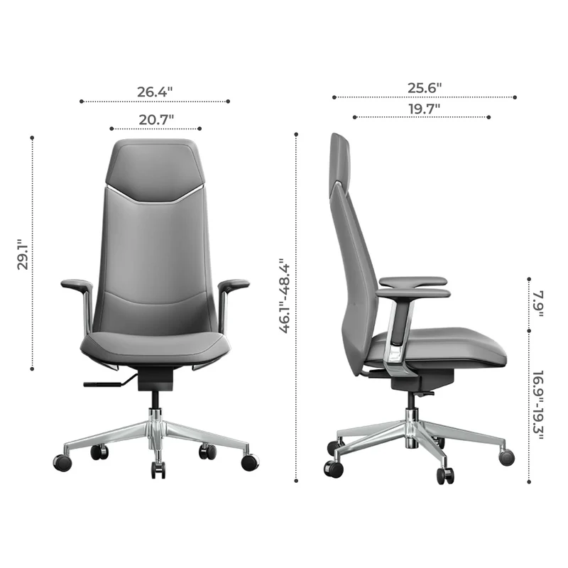 Omidi-Neris Leather Office Chair with Best Value
